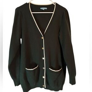 Draper James RSVP Button Down Cardigan‎ Green Size XL